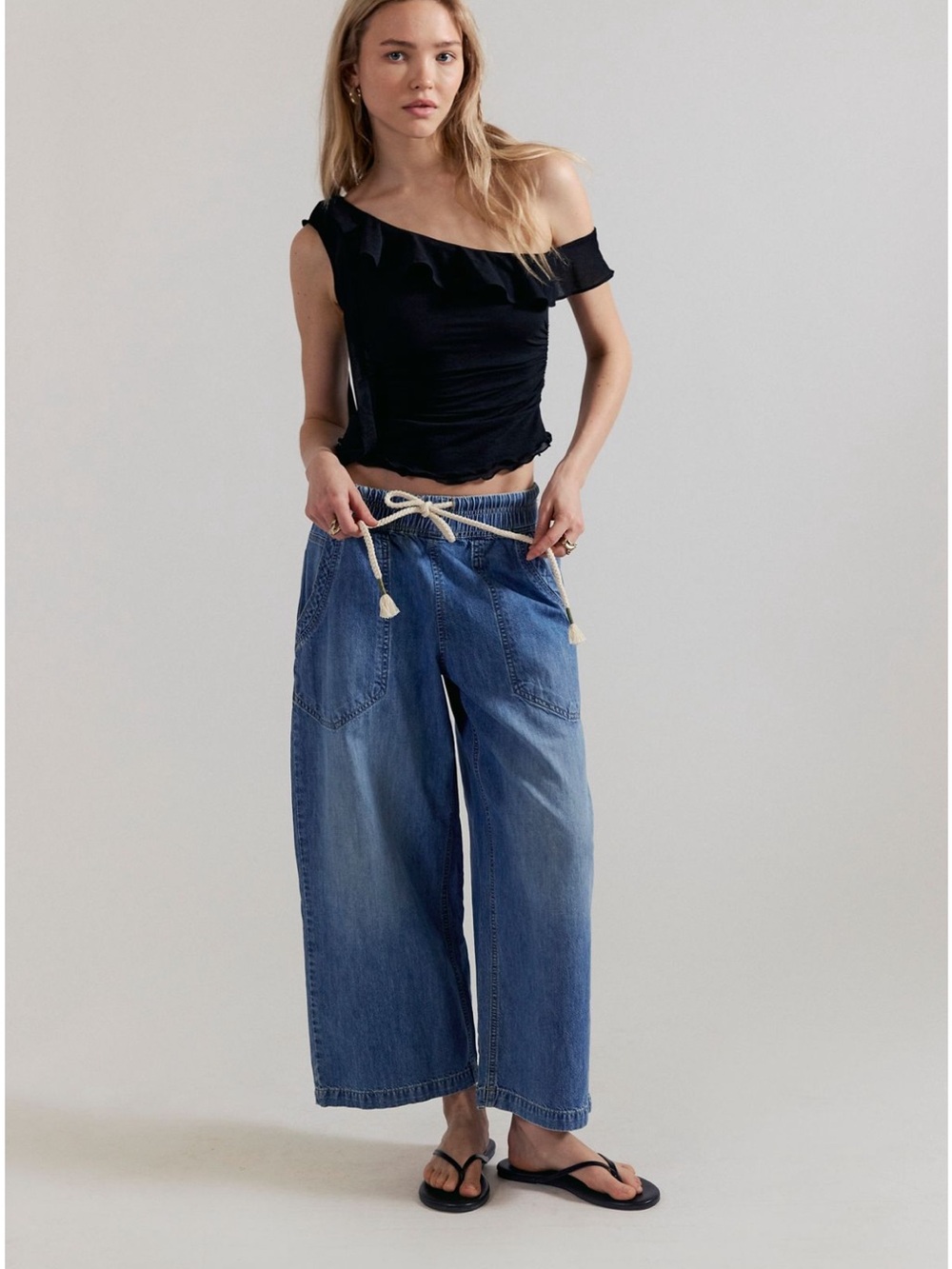 Free People easy peasy pull-on jeans